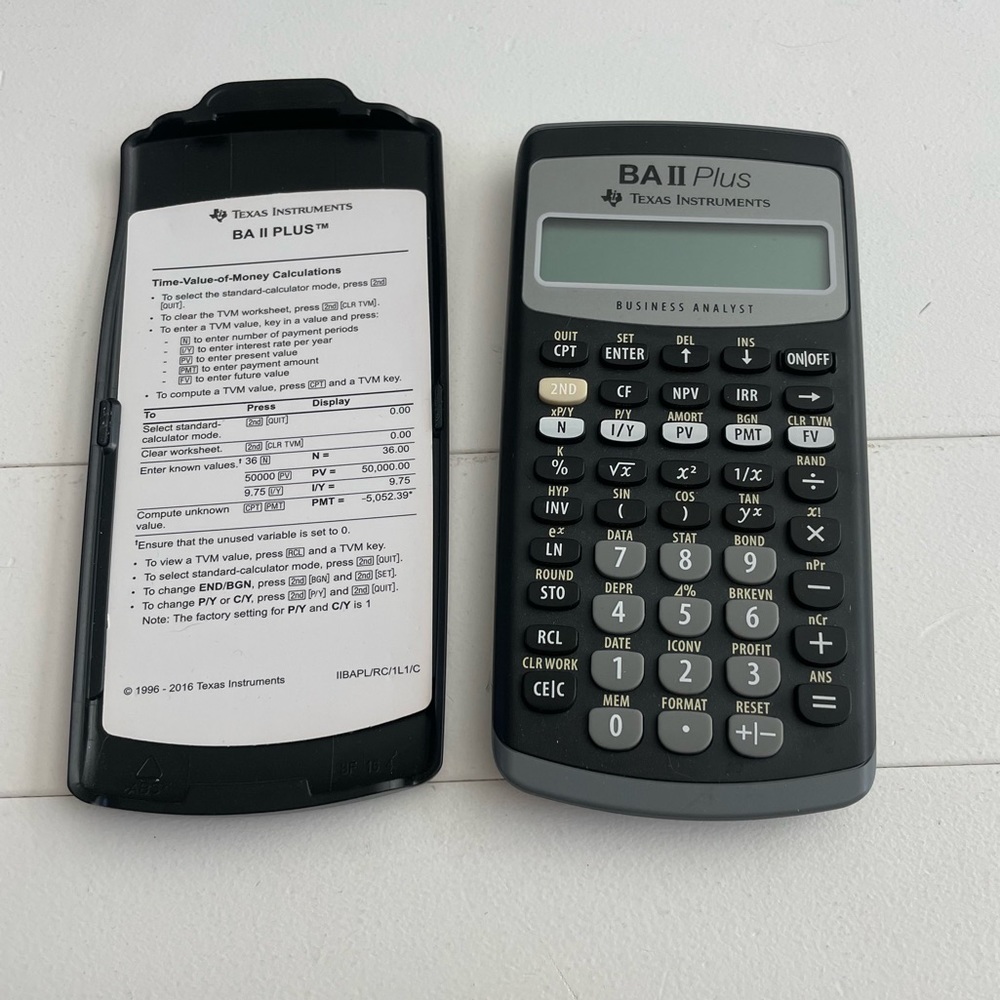 Texas Instrument BA II Plus Calculator